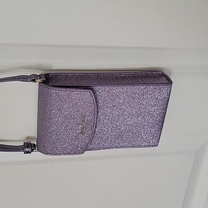 Kate Spade Lilac Frost Glitter Crossbody Purse